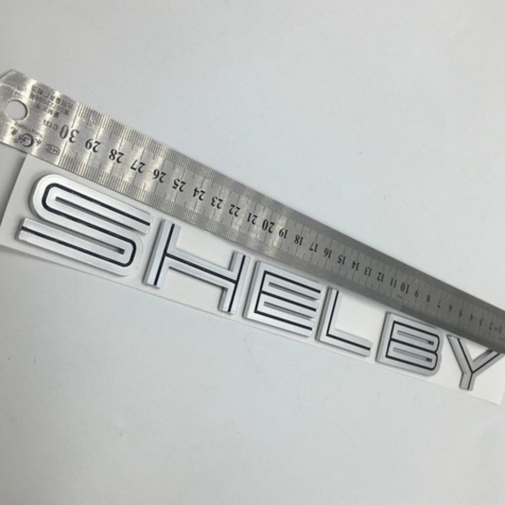 Black Ford Mustang Shelby GT500 Emblem Nameplate…